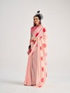 Polka Pops By Mono Poley Georgette With Fancy Latkans Sarees Online Wholesale